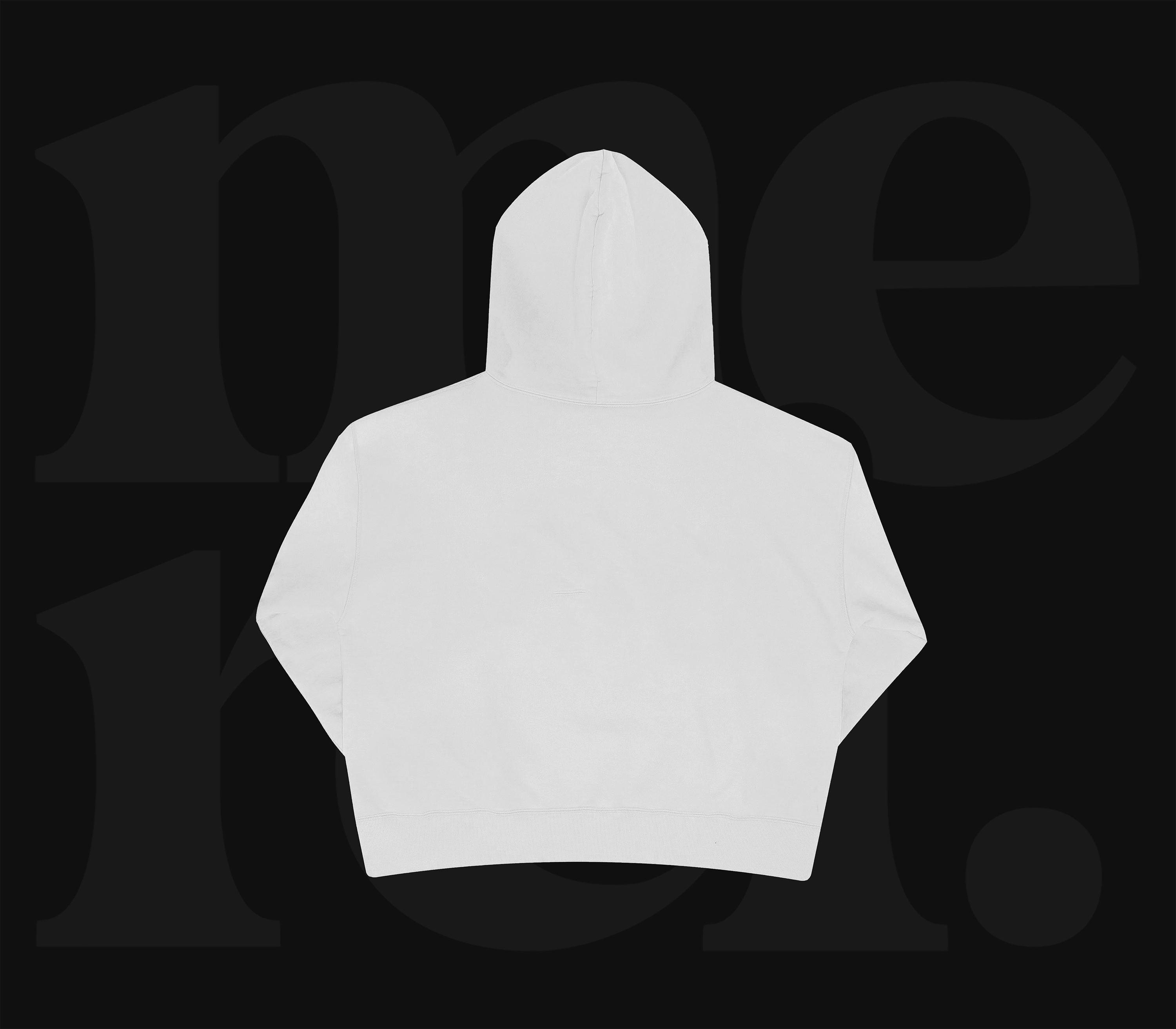 HOODIE BASIQUE OVERSIZE - BLANC