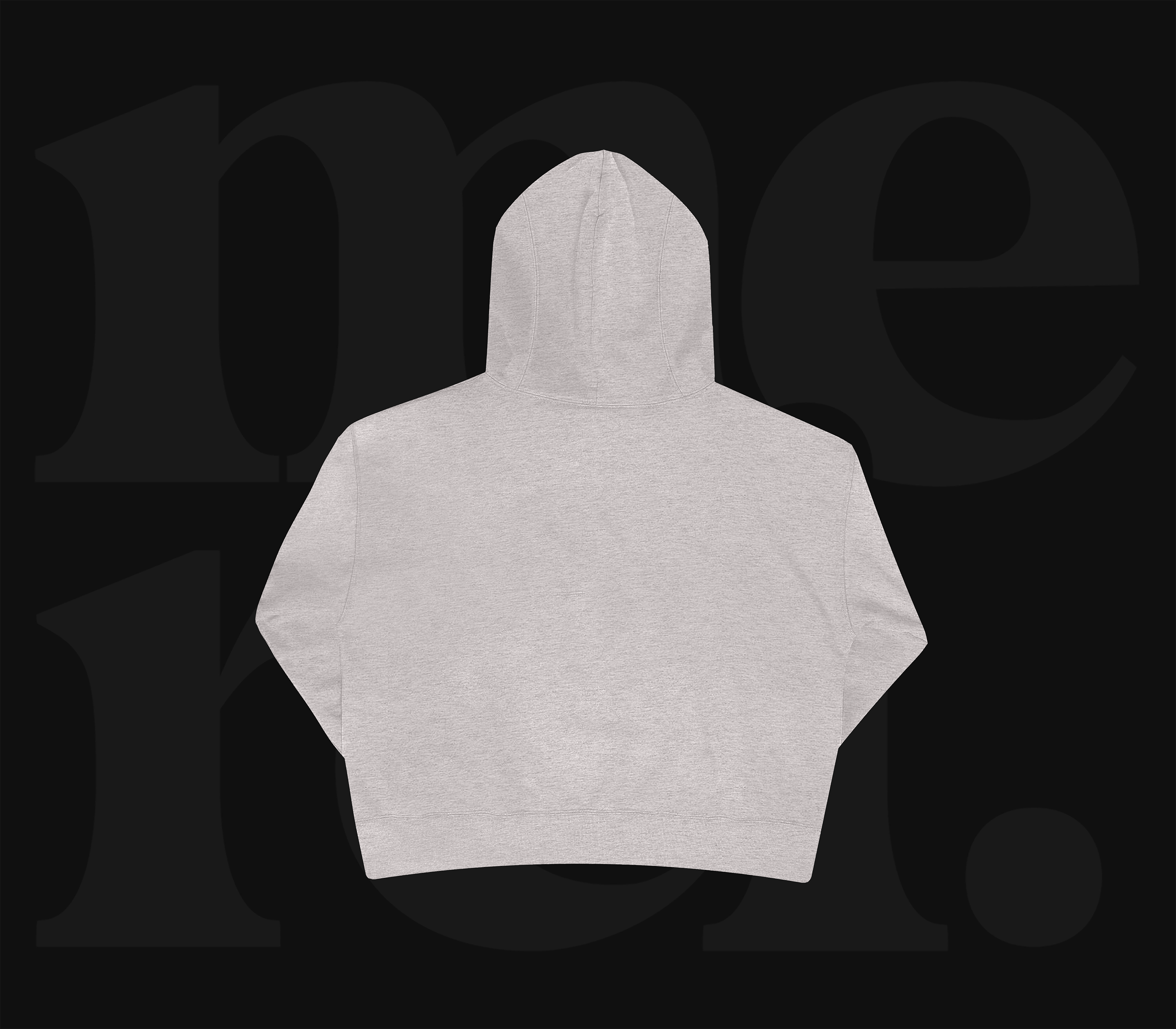 HOODIE BASIQUE OVERSIZE - GRIS