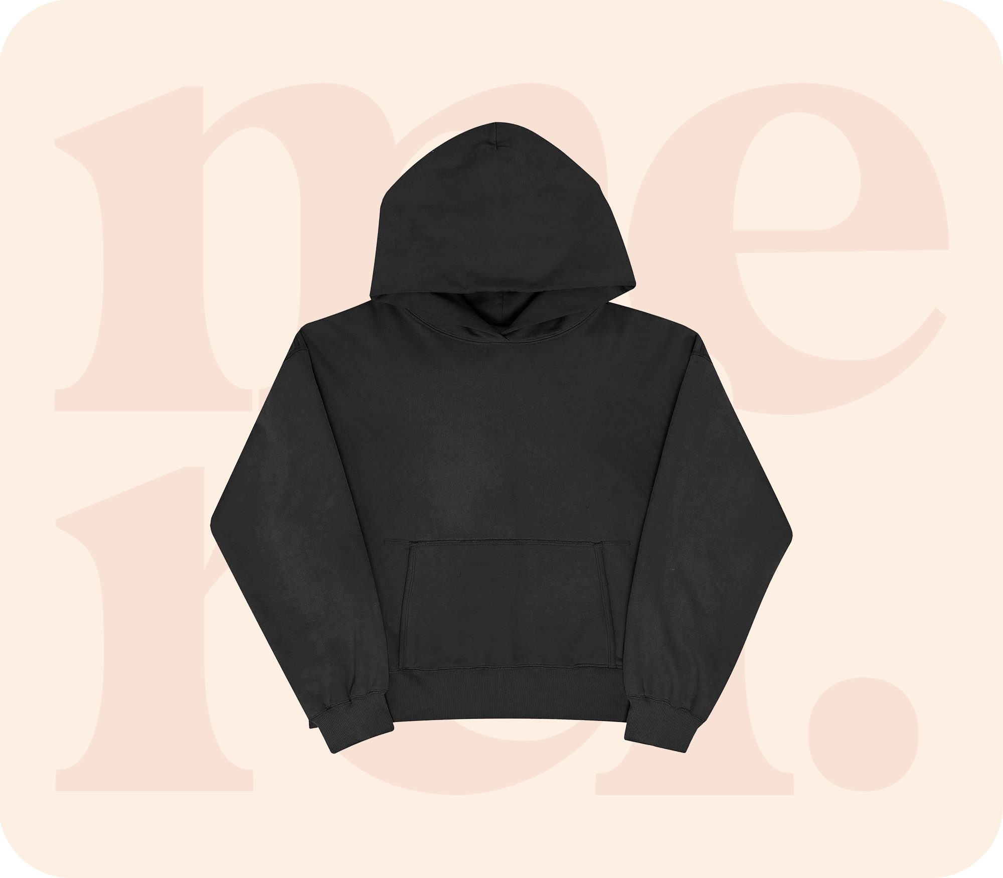 HOODIE OVERSIZE - NOIR