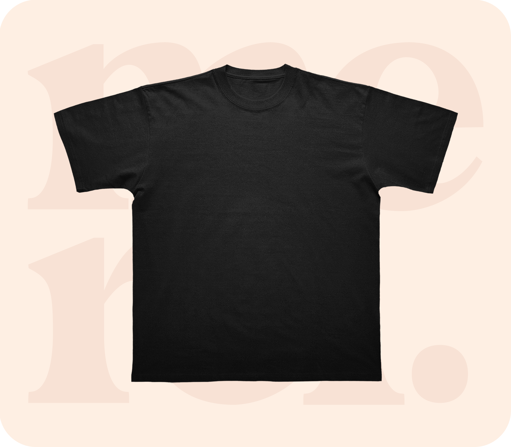T-SHIRT OVERSIZE - NOIR