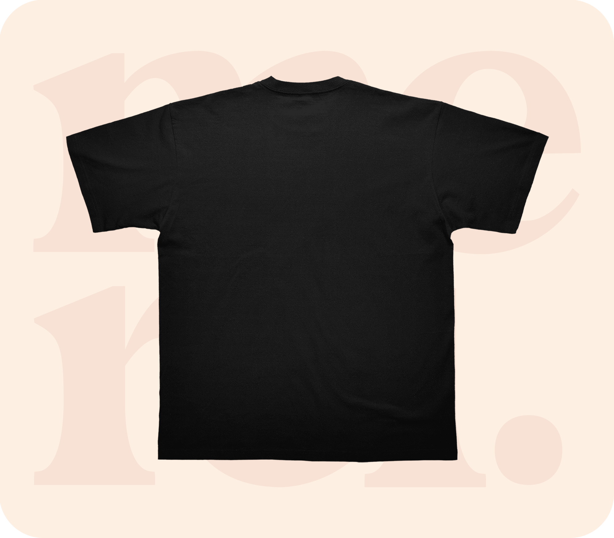 T-SHIRT OVERSIZE - NOIR