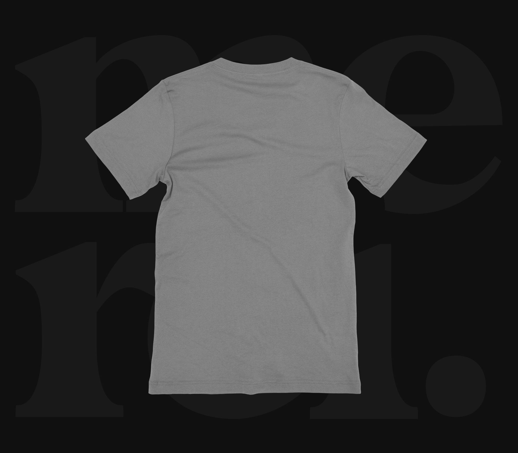 T-SHIRT AJUSTÉ - GRIS