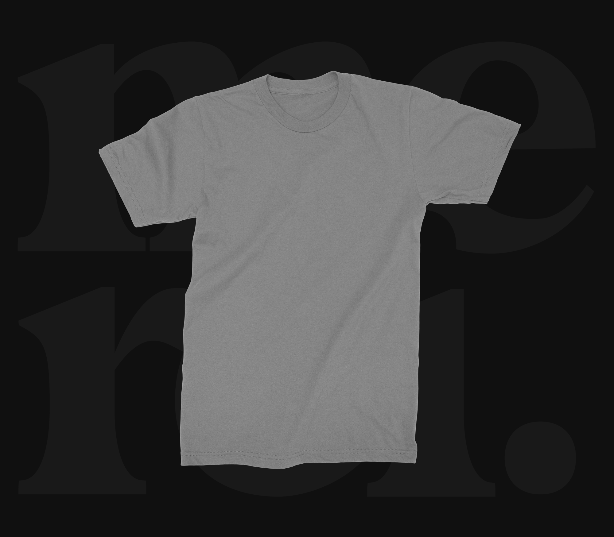 T-SHIRT AJUSTÉ - GRIS
