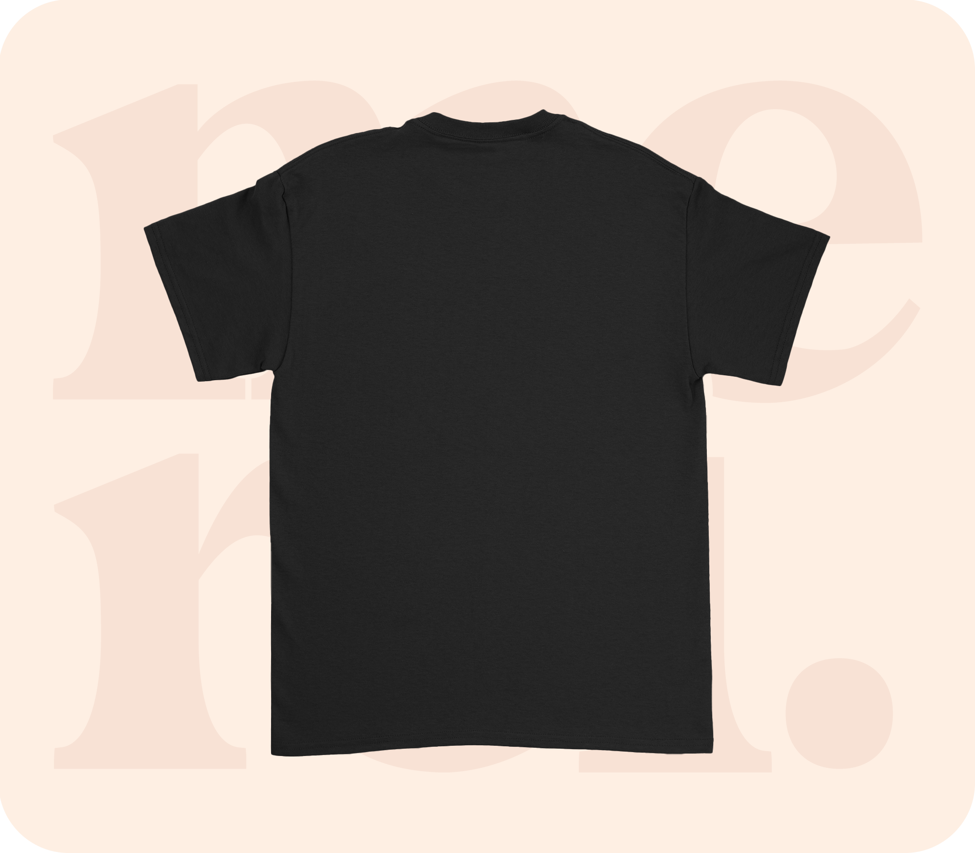 T-SHIRT AMPLE - NOIR