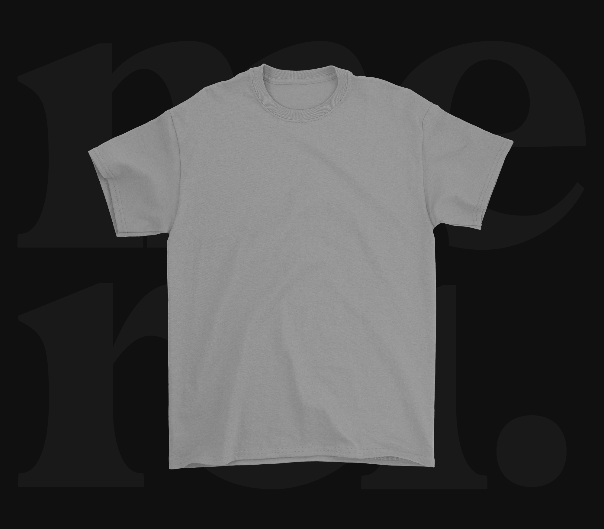 T-SHIRT AMPLE - GRIS