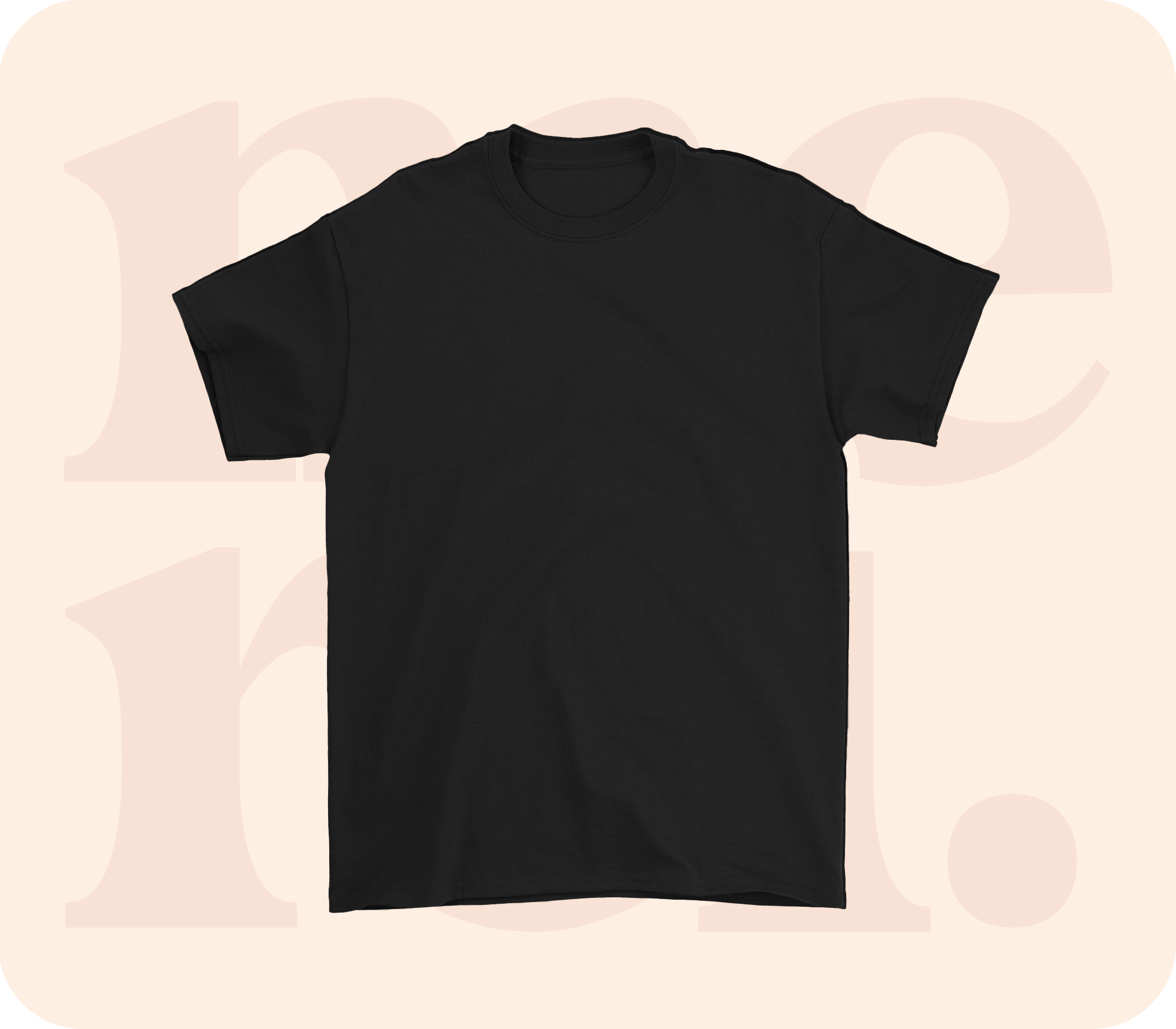 T-SHIRT AMPLE - NOIR